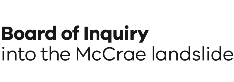 Board of Inquiry into the McCrae landslide