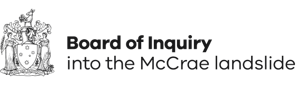 Board of Inquiry into the McCrae landslide